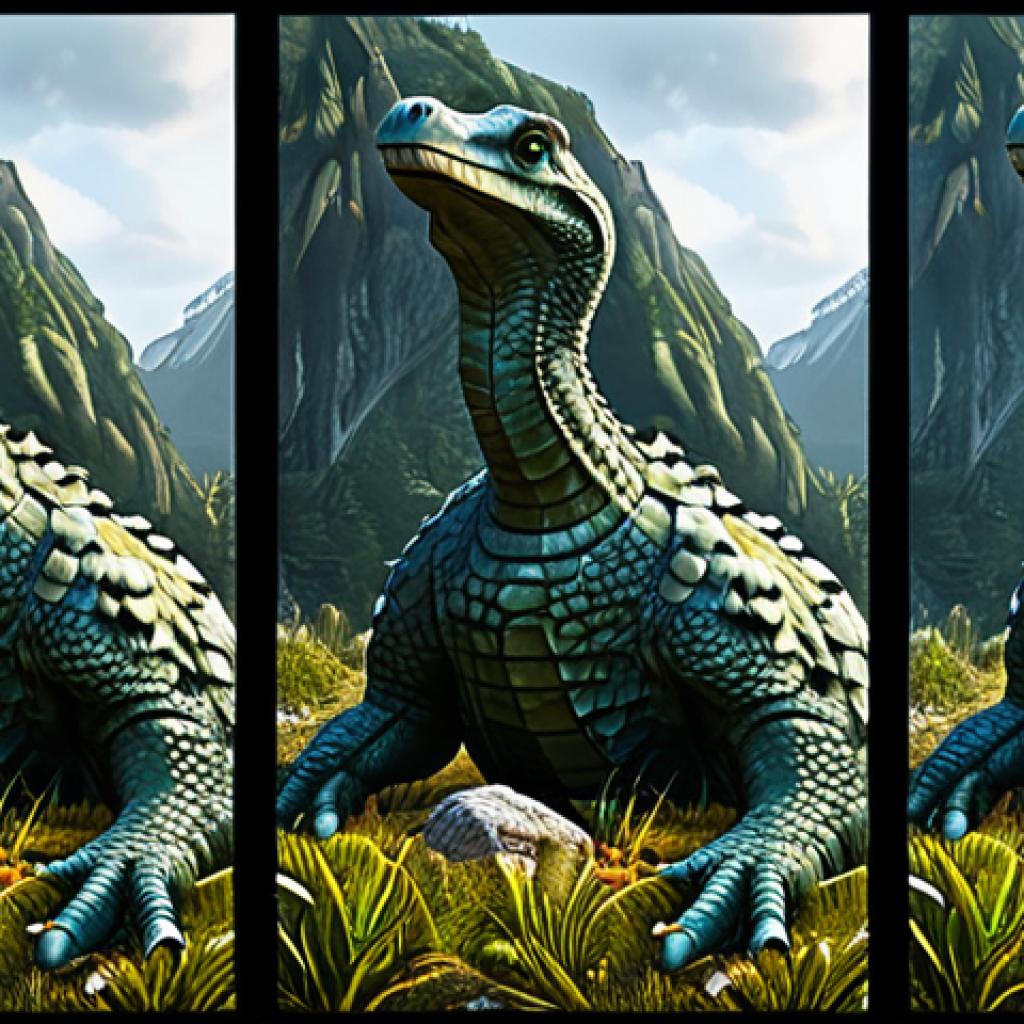 고고다이노의 키 비주얼 제작 과정 - Here are three detailed image generation prompts in English, designed to capture the essence of the ...