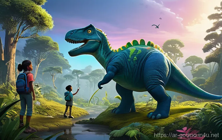 고고다이노와 다른 공룡 애니메이션 차별점 - **Image Prompt 1: Teamwork and Transformation in a Rescue**
    A vibrant, dynamic illustration of t...