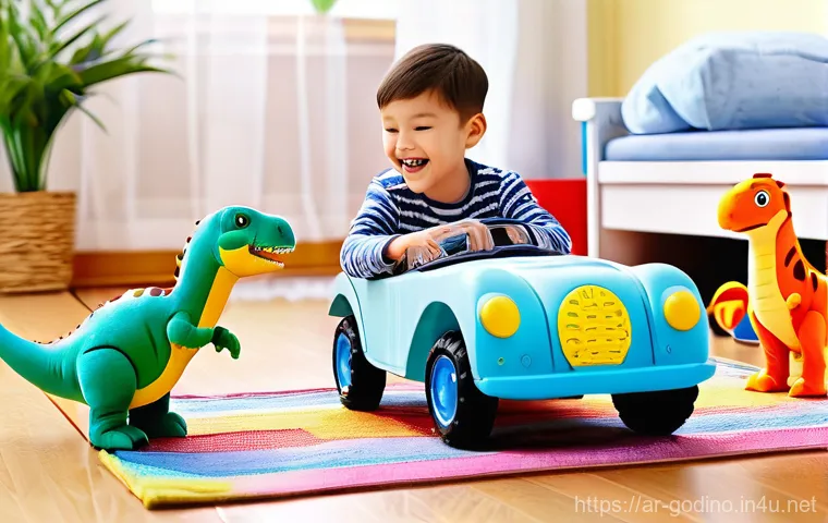 고고다이노와 다른 공룡 애니메이션 차별점 - **Image Prompt 2: Environmental Care and Discovery on Ororo**
    A beautiful, wide shot of the Jojo...